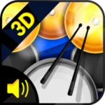 real drums 3d android application logo